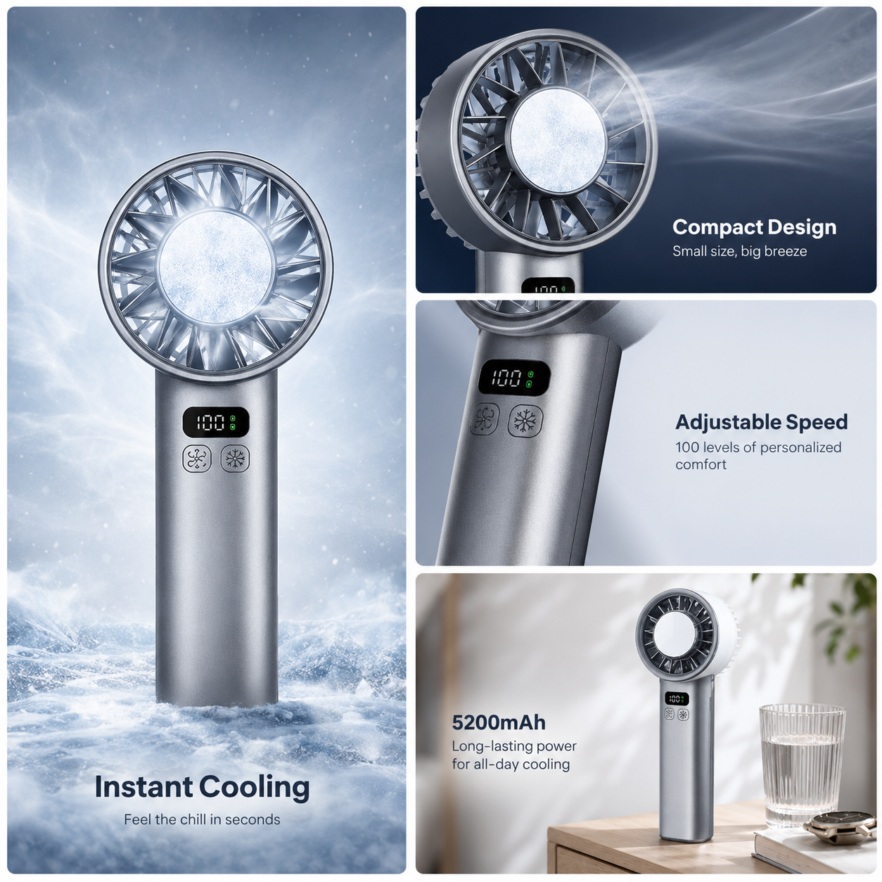 Tragbarer IceWind Kühlventilator