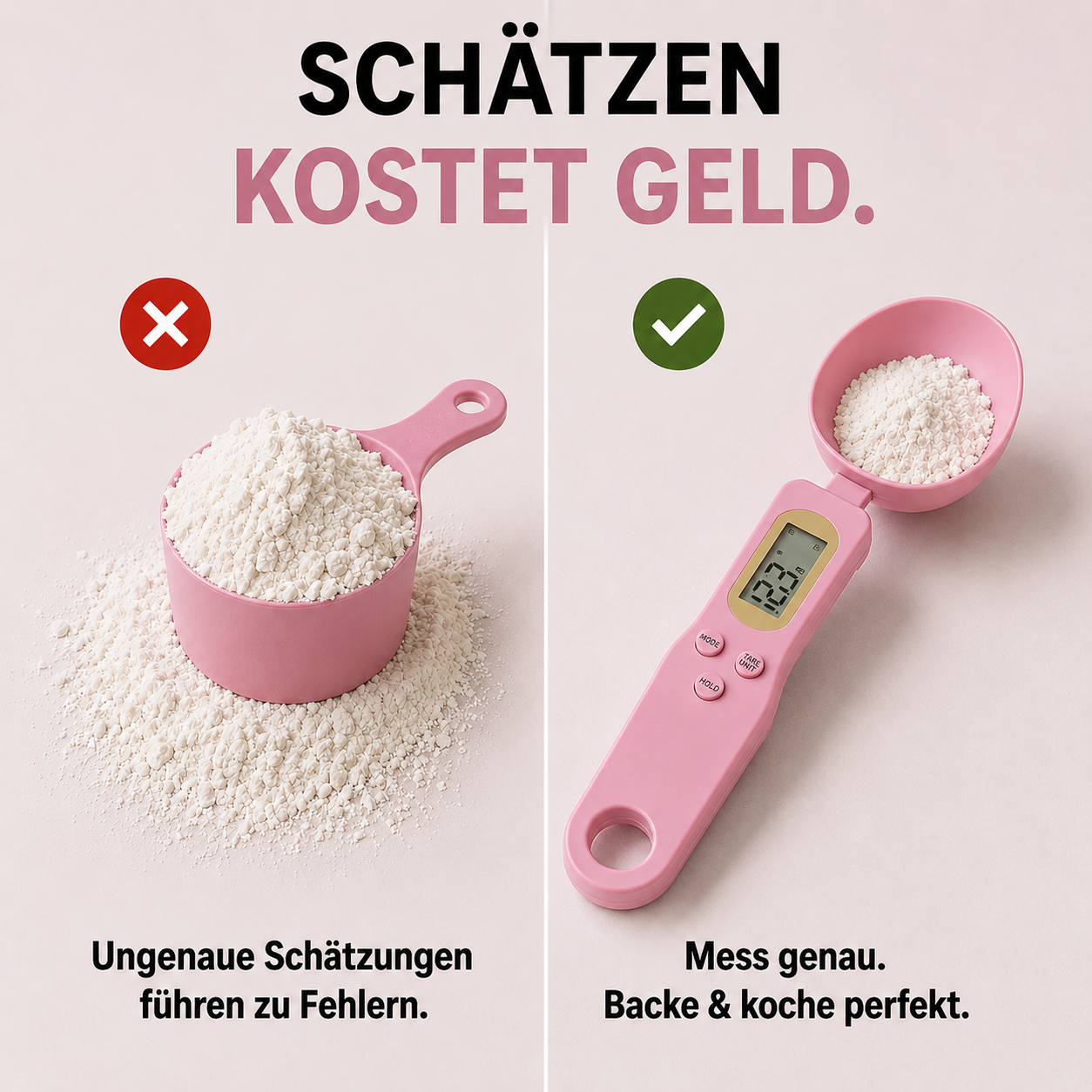 Mini Löffelwaage - Präzise Messung leicht gemacht!